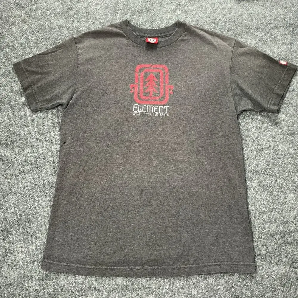 Vintage Element Y2K Faded Skate Tee 100% Cotton Men’s Size Medium